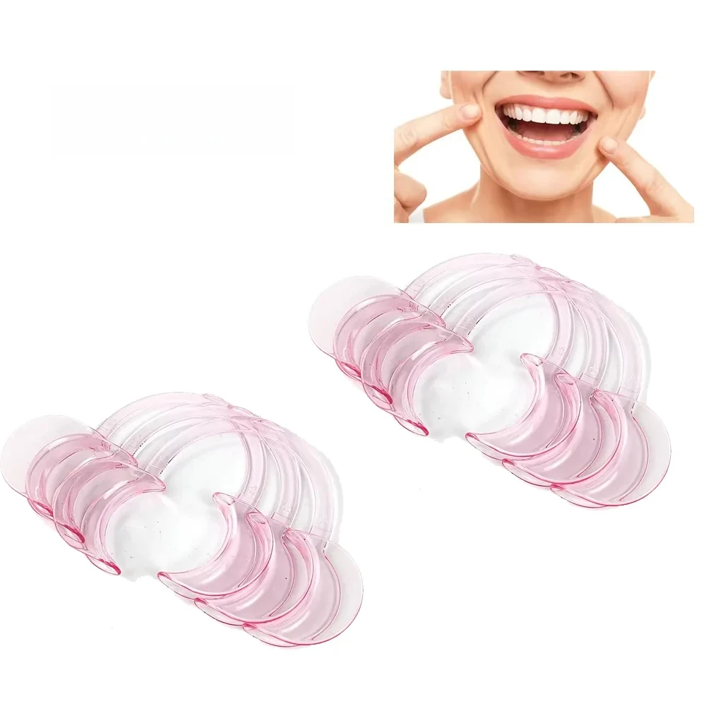 100 Stuks C-Vormige Tandheelkundige Wang Retractors M-size Mond Opener Tanden Behandeling Mond Opener voor Repareren Tandarts levert