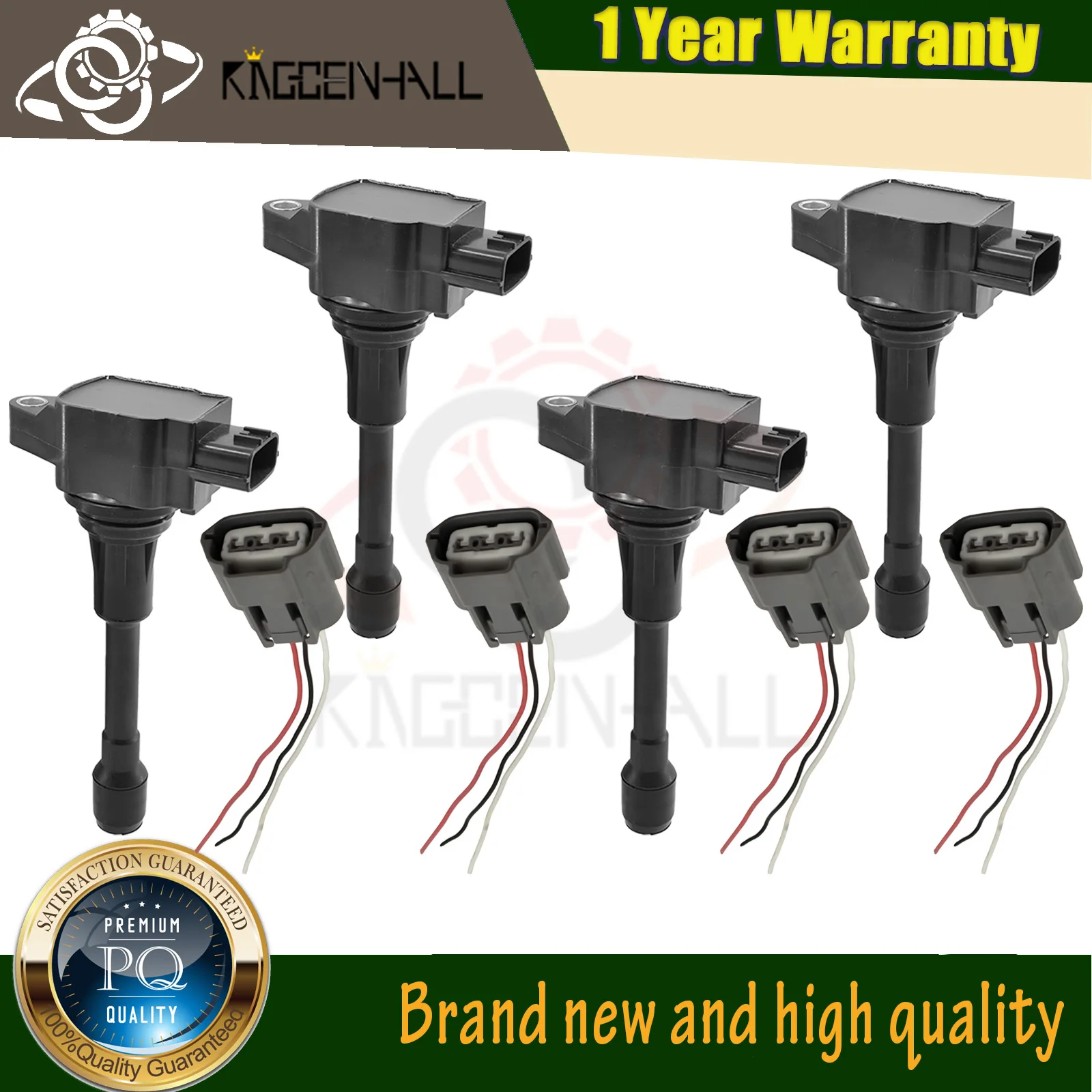 

UF549 22448-ED000 new Ignition Coil&plug Compatible with INFINITI QX60 Nissan 350Z Altima Frontier 3.5L 22448-JA00C 22448-JA00A