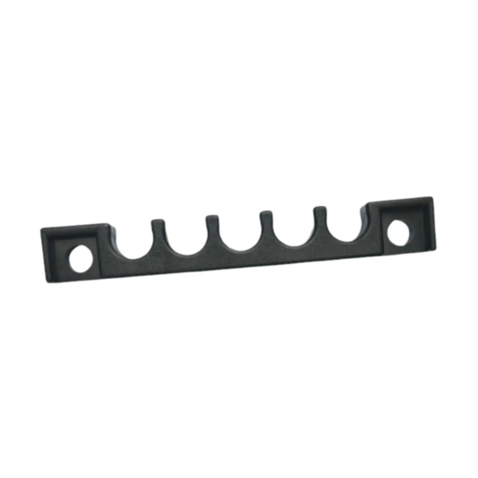 Professional Billiard Stick Holder Rack Black Plastic Pool Cue Accessory for Game Club Table Snooker