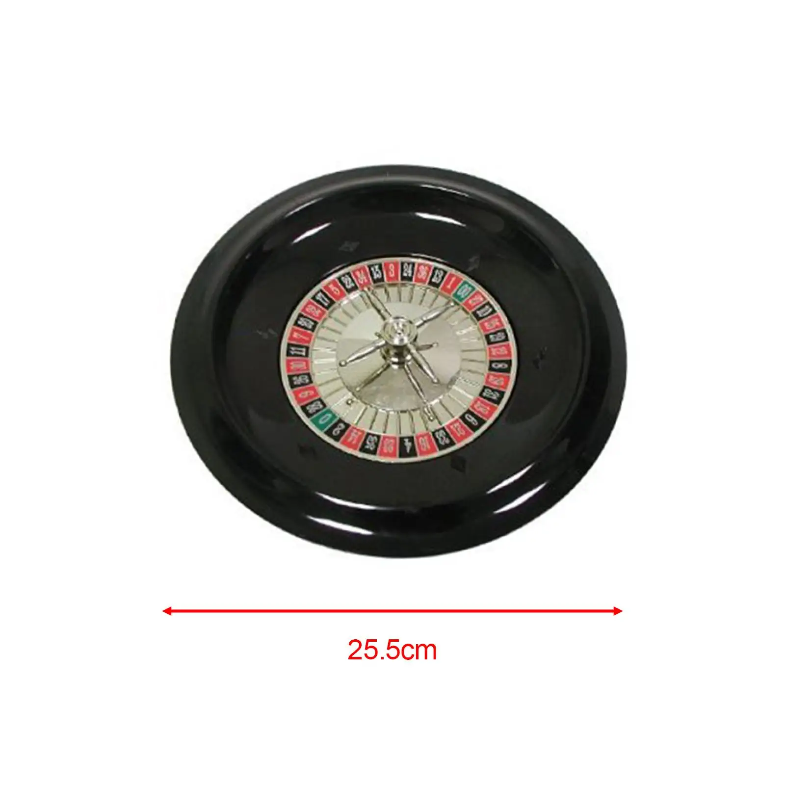 عجلة الروليت مقاس 10 بوصات مع 100 شريحة ومسج طاولة لجمع البالغين