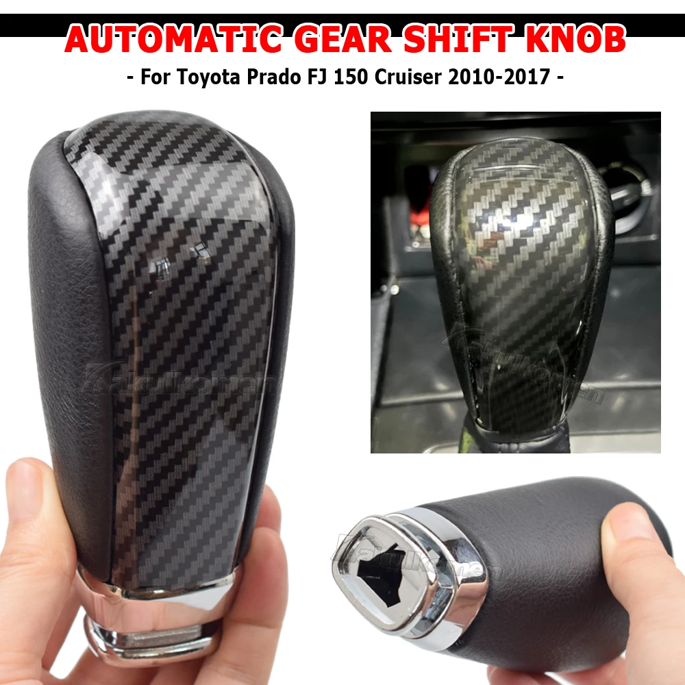 For Toyota Prado FJ 150 Cruiser 2010-2017 New Leather Automatic Transmission Gear Shift Knob