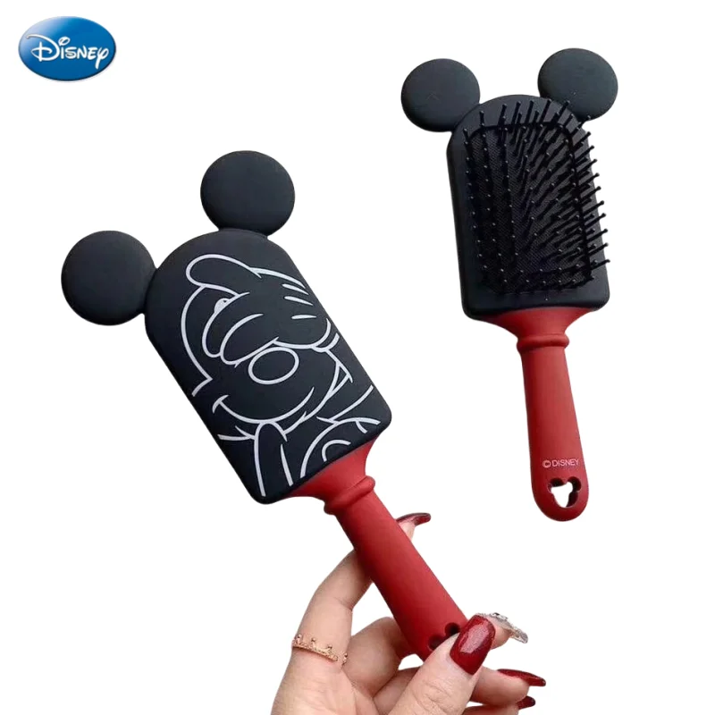 Disney Mickey Animation Cartoon Cute Airbag Comb Creative Personality Kawaii Anti-static Massage Hair Styling Comb Holiday Gift