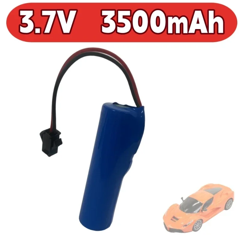 3.7V 3500mAh 18650 Li-ion Battery For Toys Car SM-2P Plug Boat Car Water soft Gun Battery Parts