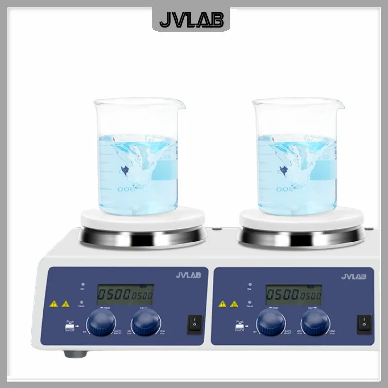 Magnetic Hotplate Stirrer 4-Position LCD Digital Magnetic Stirrer MS-H340-S4 Can Be Use For Soxhlet Extraction Vol. 10L*4