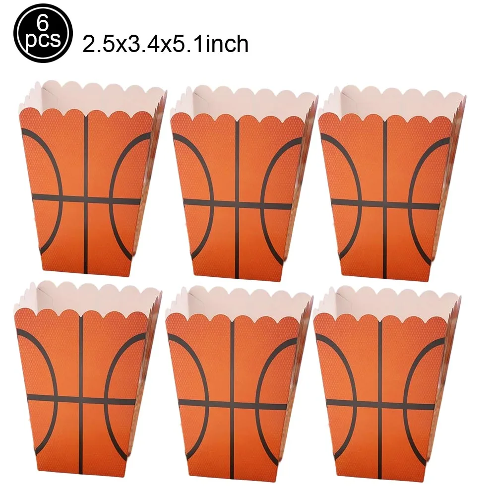 Basketball Papier Snack Schalen Einweg Dessert Lebensmittel Pappbecher Geburtstag Party Supplies Basketball Thema Geburtstag Party Dekore – Detail 4
