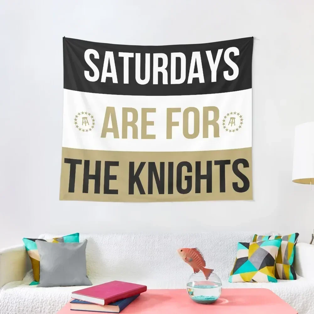 

Saturdays are for the Knights UCF Tapestry Decoration Home Home Decoration Accessories Tapestry