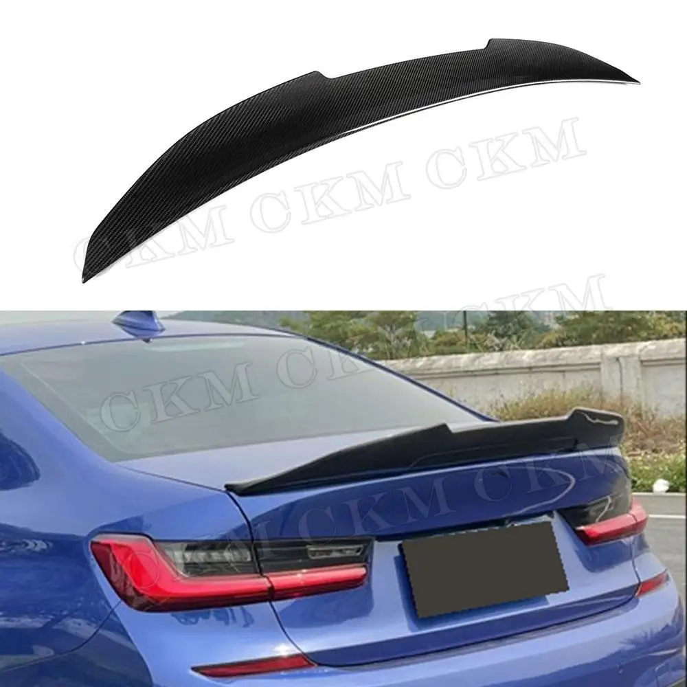 

CKMUUER Rear Trunk Boot Lip Spoiler For BMW 3 Series E93 M3 Convertible 2006-2012 Carbon Fiber Rear Trunk Spoiler Wing Lip