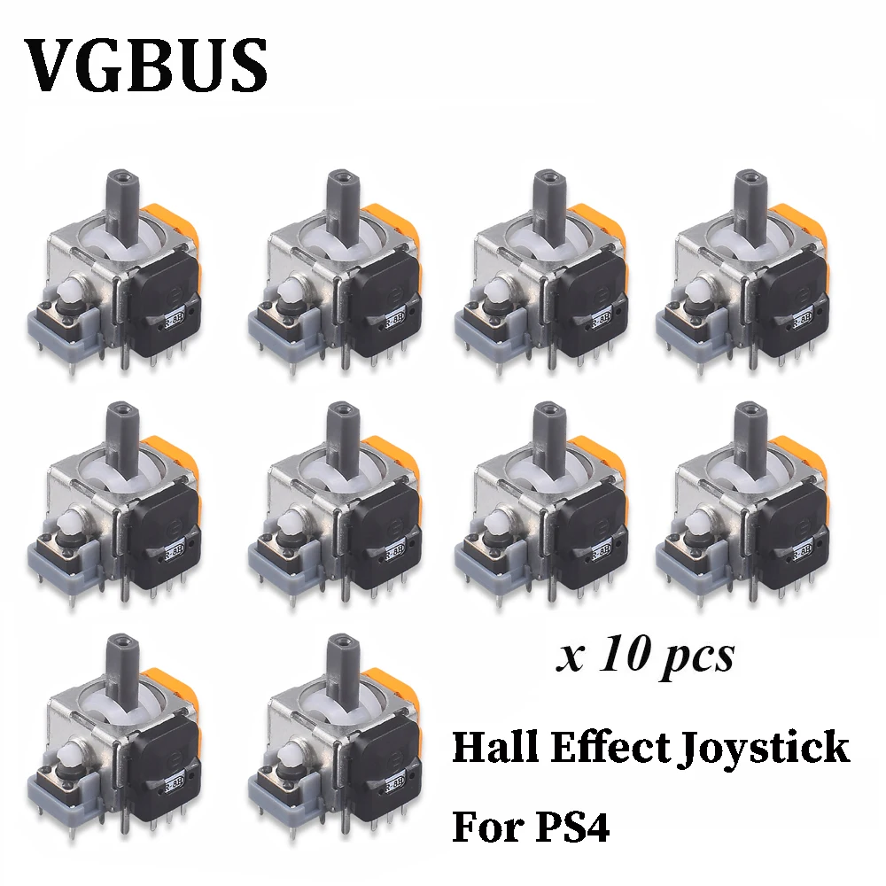 10Pc Set 3D Analog Stick Sensor Potentiometer Module Hall Effect Rocker Joystick for Ps4 Ps5 Xbox One Switch Pro Controller