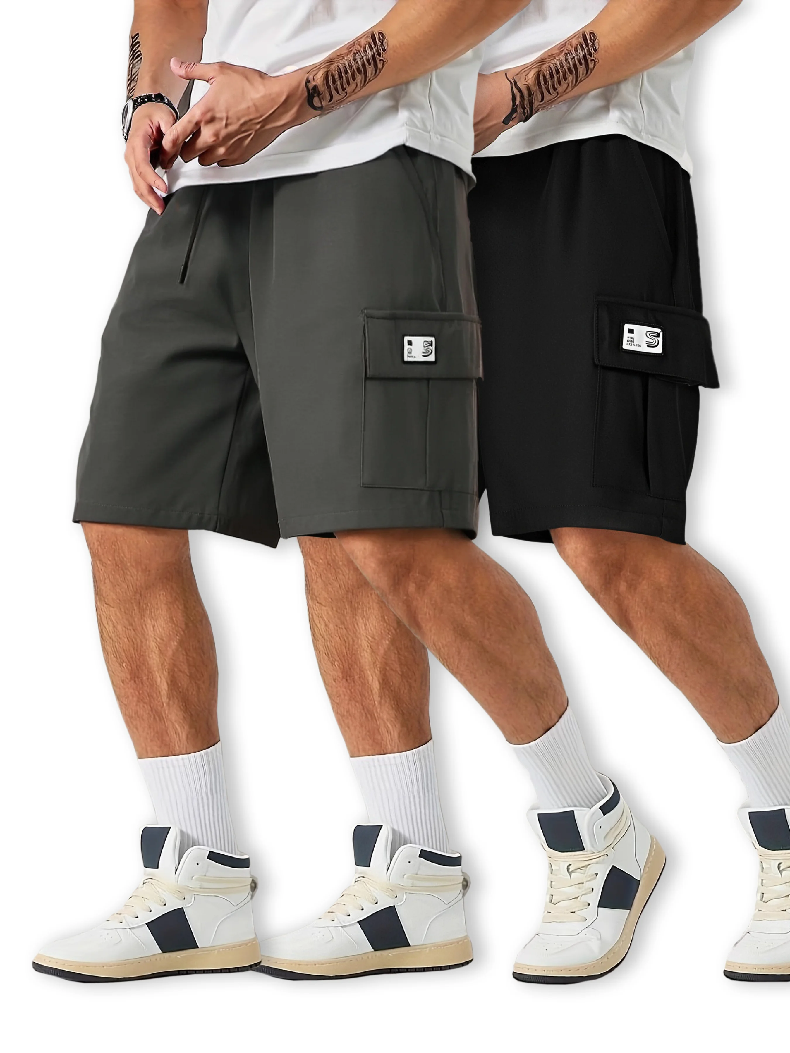 Летние шорты для мужчин, спортивные шорты для бега, приседаний, фитнеса, тренировок, мужские шорты, дышащие быстросохнущие мужские шорты на шнурке