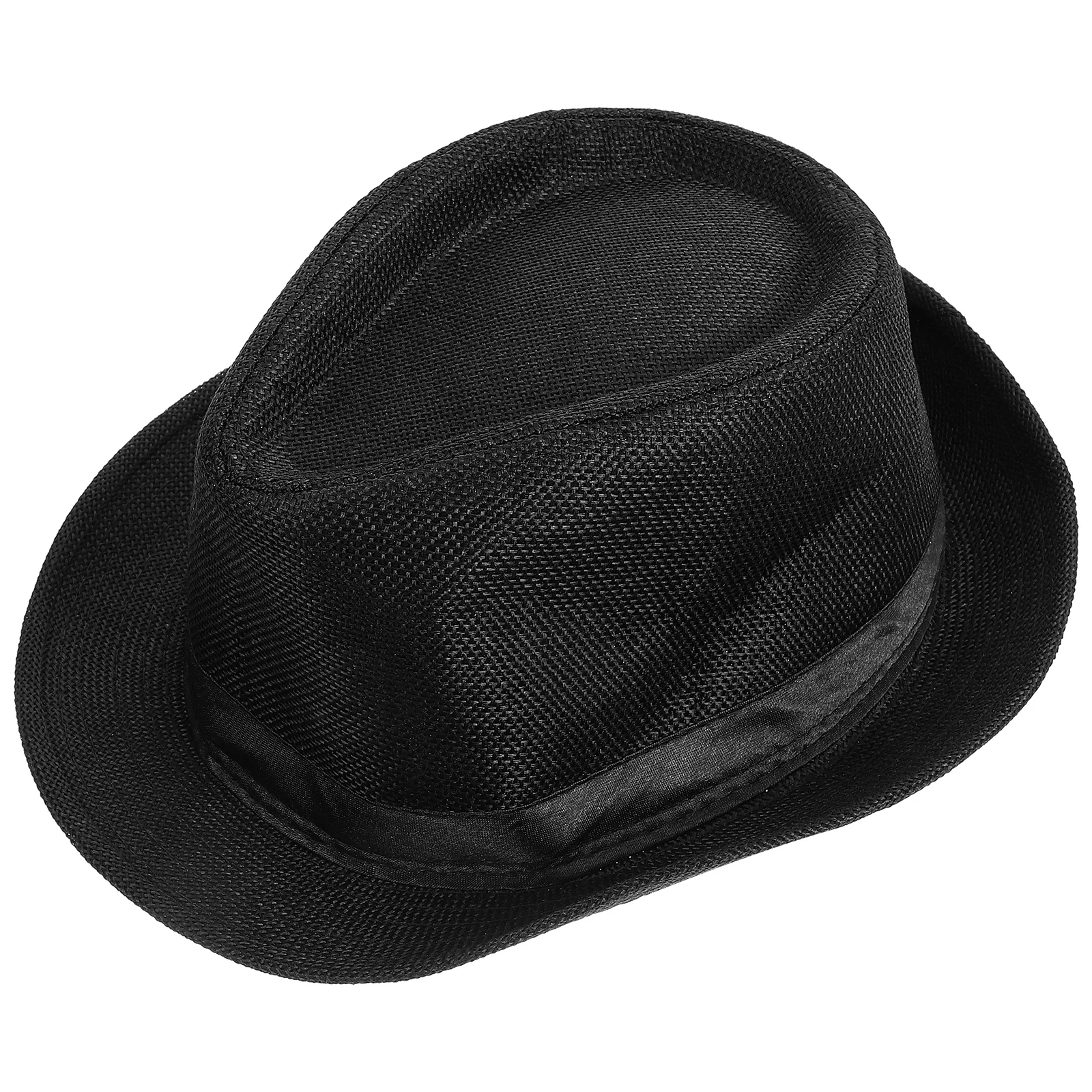 Children Fedora Hats Gentleman Kids Dancing Performance Hat for Girth of 56-58cm (Black) fedora hats for kids