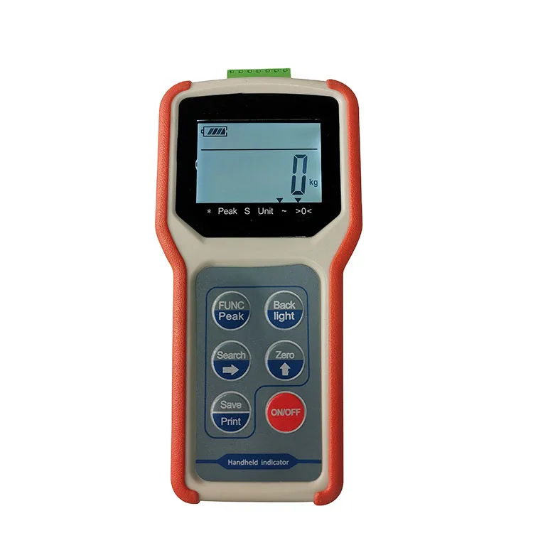 Rechargeable Handheld Dynamometer Digital Force Gauge With Load Cell Pull Push Measurement Instrument