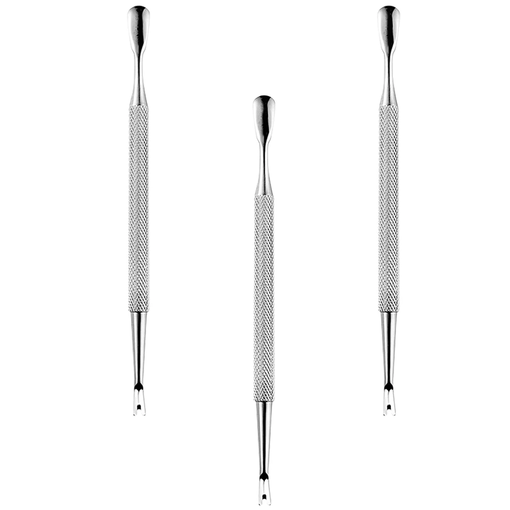 

3Pcs Nail Cuticle Remover Trimmer Pusher Stainless Steel Manicure Dead Skin Removal Tool Nail Art Tools