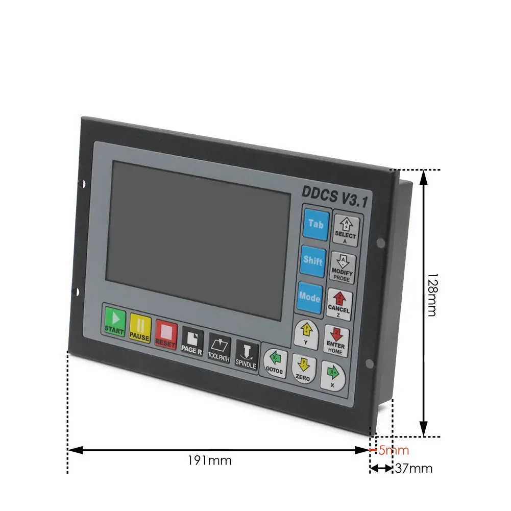 DDCS V3.1 offline 3/4 Axis 500 Khz CNC Standalone Motion Controller System Support G code For Engraver Milling Router