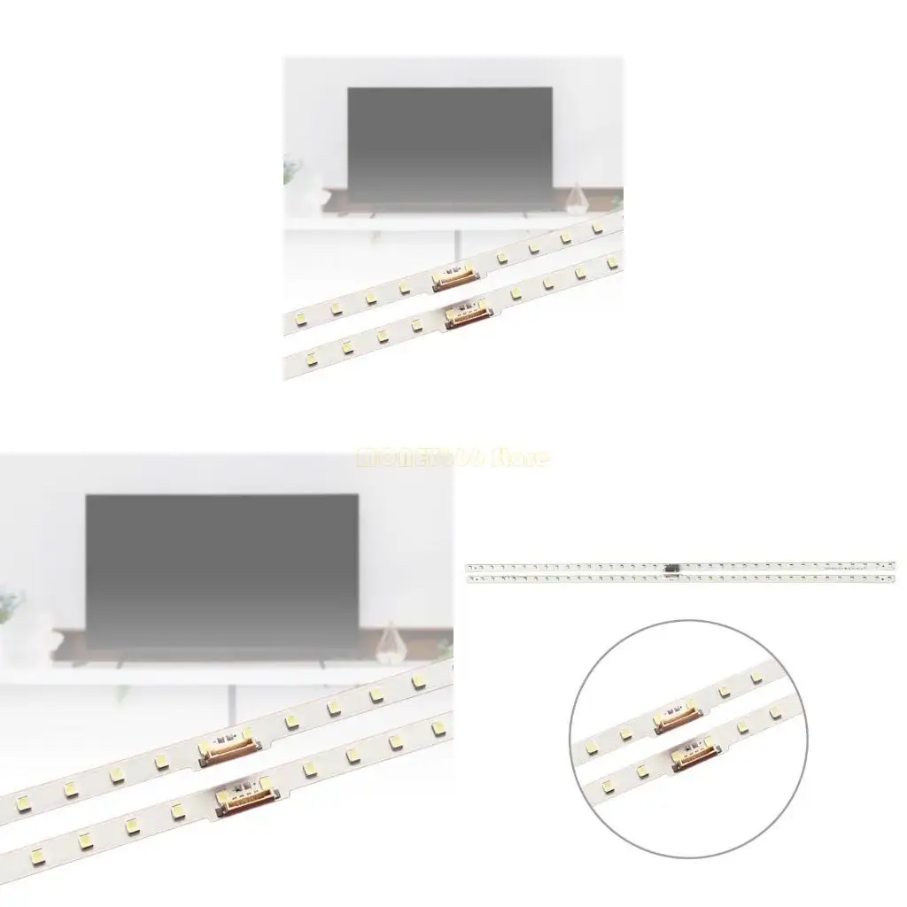 F62C 2PCS LED 백라이트 스트립 V9Q6-430SM0-R0 BN96-48377A QA43Q60RAJ QE43Q60RAT QE43Q60TAU QN43Q60RAF 교체