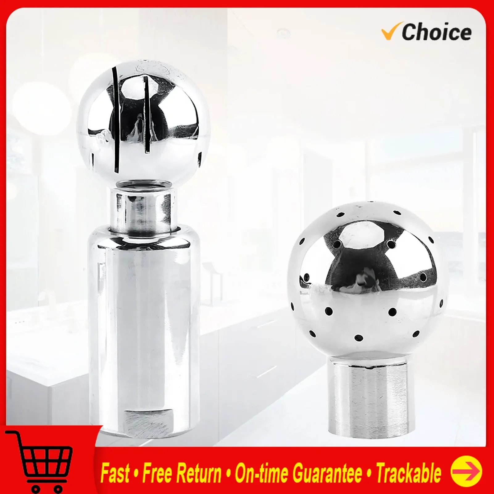 G1/2 Thread Female Stainless Steel Sanitary Fix/Rotary Spray Ball  Cleaning Ball  Cleaning Head Cleaning Spray Ball