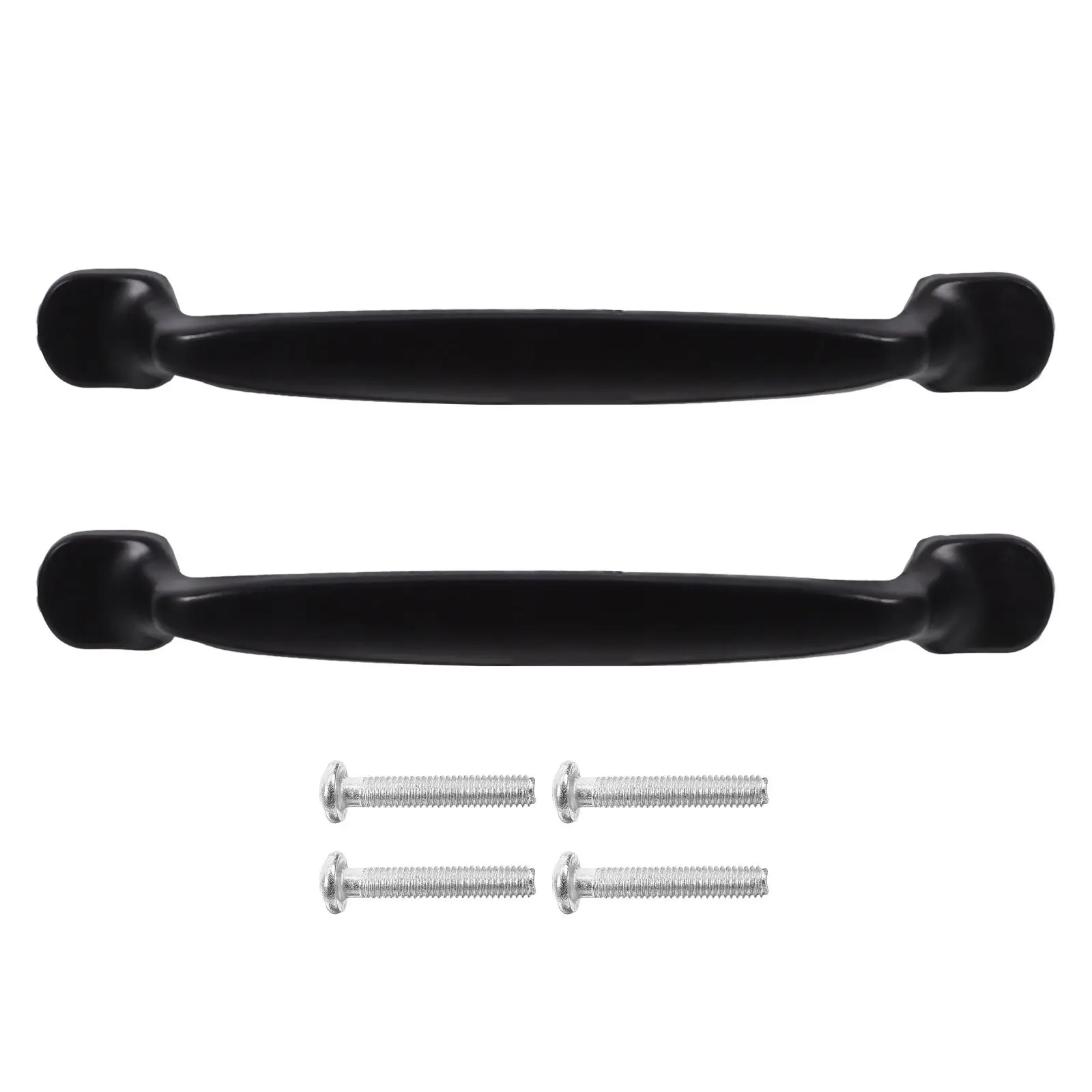 2Pcs Cabinet Handle Aluminum Alloy Drawer Pull Furniture Hardware 128Mm Hole Spacing Modern Stylish Long-Lasting Replacement