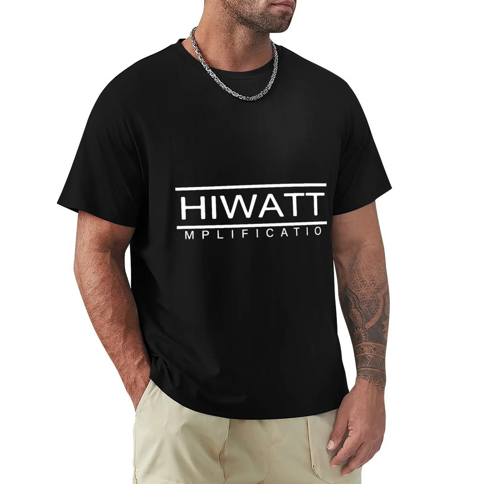 Hiwatt Amplification Camiseta gráfica unisex de manga corta, camiseta con estampado clásico, camisa de manga corta