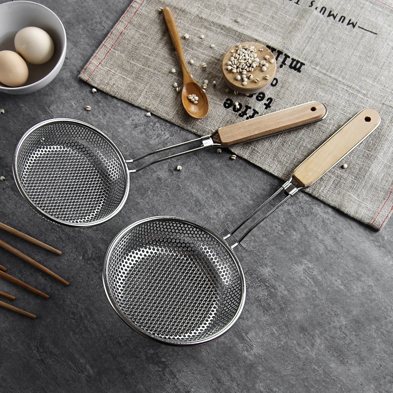 

Colander Strainer Noodle Cooking Spatula Pasta Oil Spoon Strainer Kitchen Tool