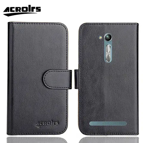ASUS ZenFone Go ZB500KL Case 5" 6 Colors Ultra-thin Leather Protective Special Phone Cover Cases Credit Card Wallet