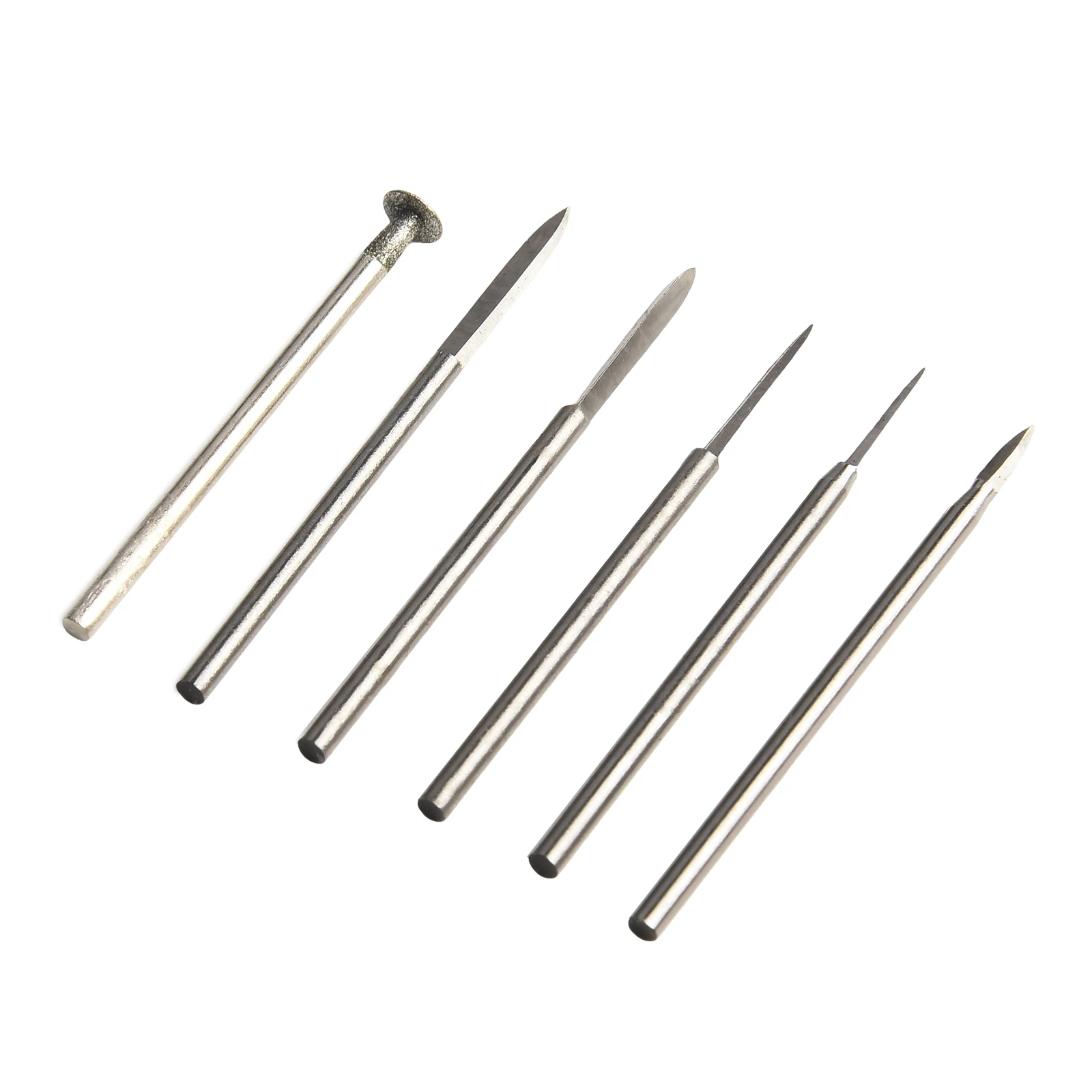 Set di punte da trapano per intaglio del legno da 6 pezzi per utensile rotante 6 pezzi accessori per trapano per incisione punta per artigianato in legno strumento di macinazione 3mm