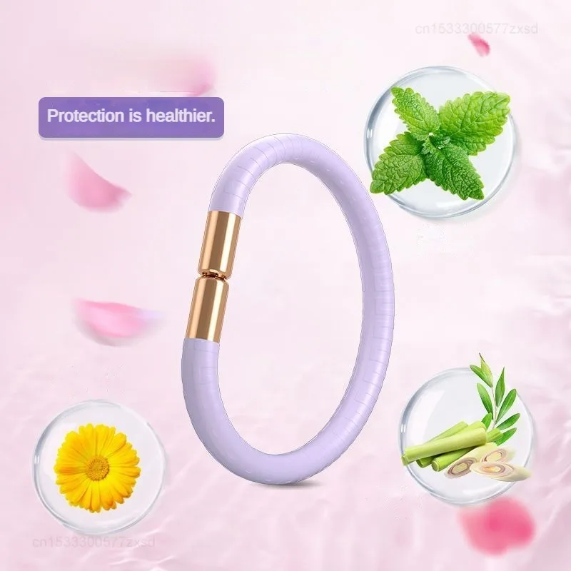 Xiaomi Multicolored Anti-Mosquitoes Bracelet Elastic Coil Hand Wristband Sports Travel Outdoor Protection For Babies Kids Adults