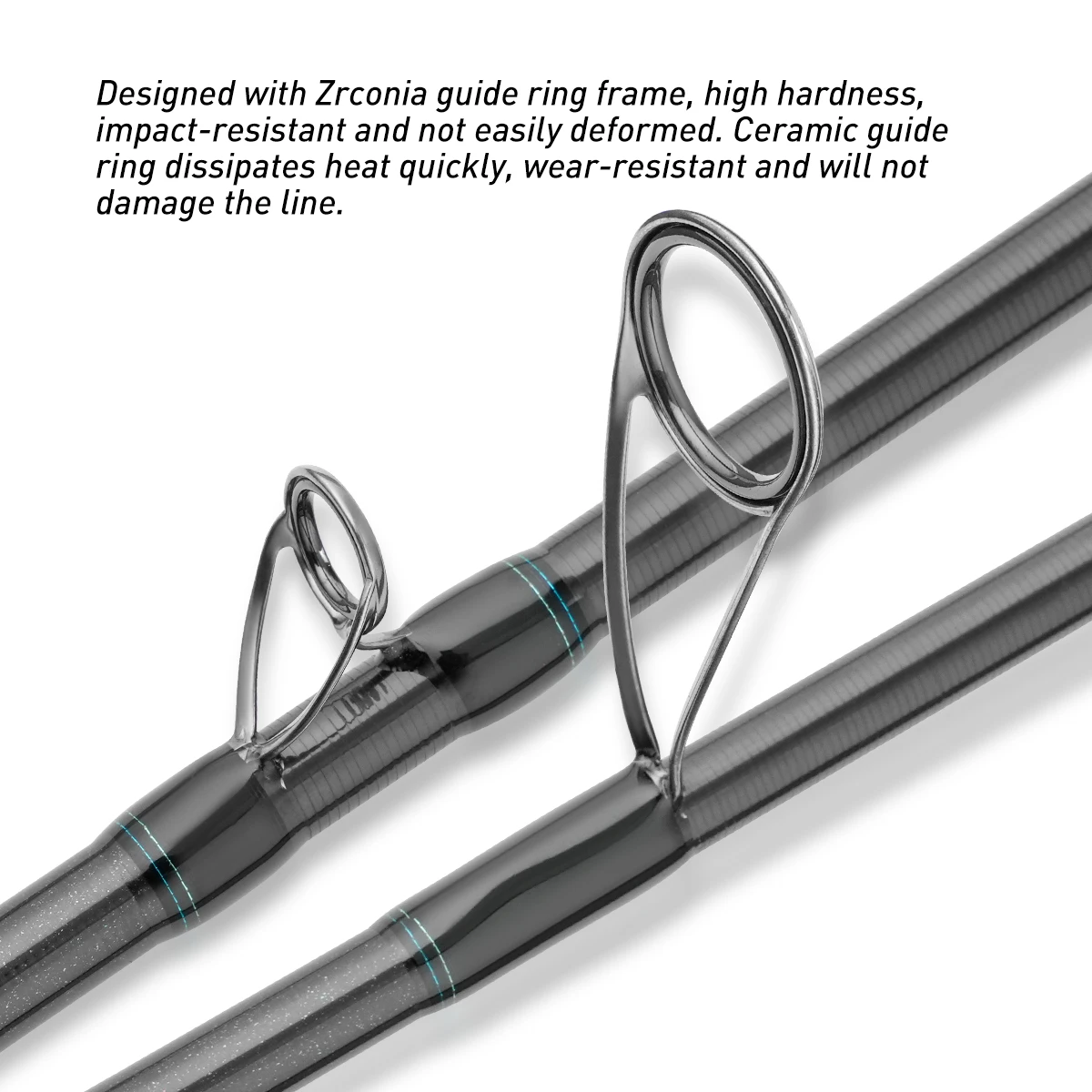 2.4 متر 2.7 متر 3 متر طويل الصب الصيد رود M MH ضوء weght الغزل قضيب القاروص الصيد رود جودة عالية #3