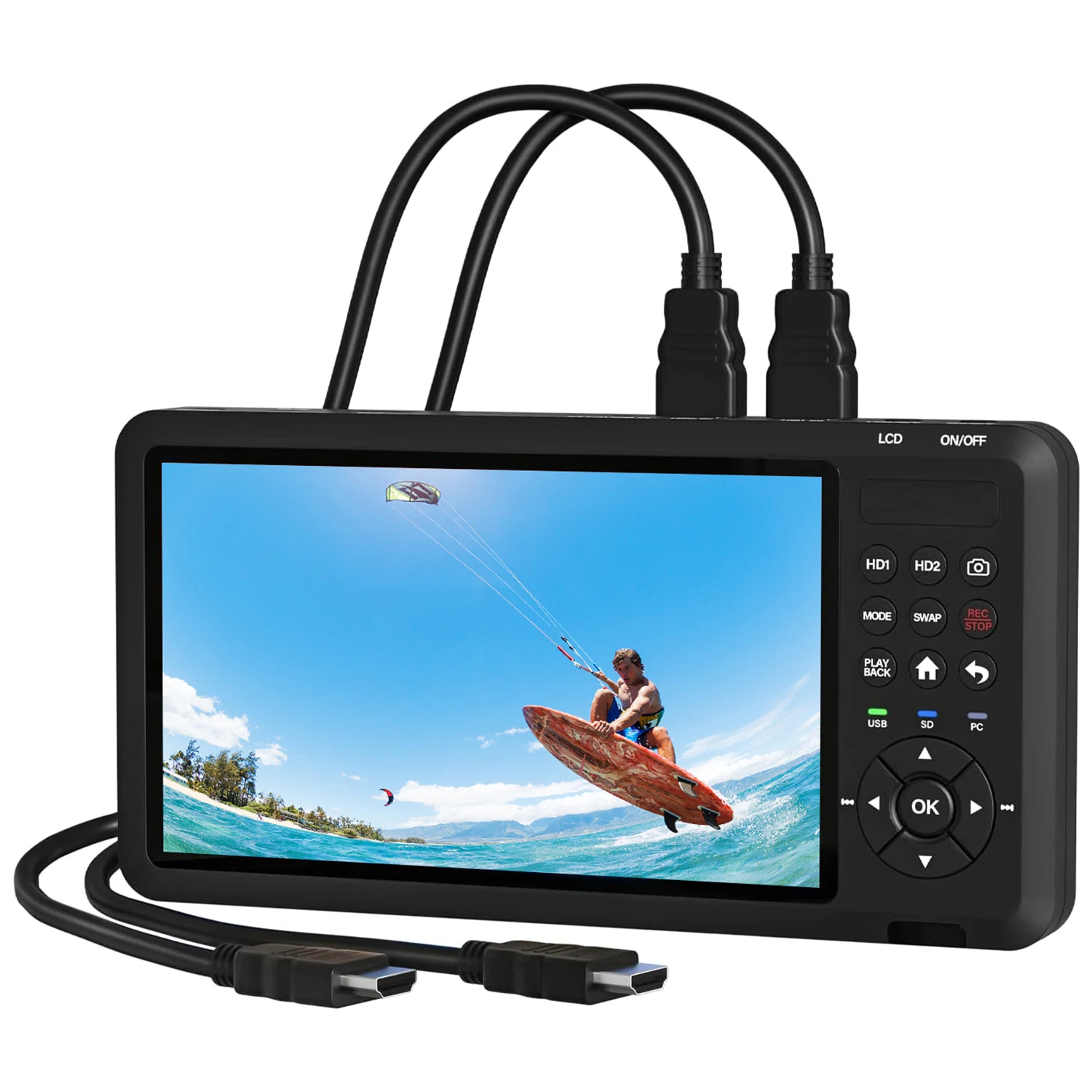 URay 2 Channels 4k hdmi Video Recorder Box Converting hdmi Video to MP4 Recording for Endoscope 4K60 Video Capture CardAR