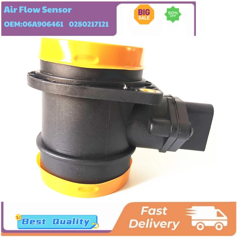 

Auto Mass Air Flow Sensors 06A906461 0280217121 0 280 217 121 for Audi A6 Volkswagen Passat B5 Bora Golf
