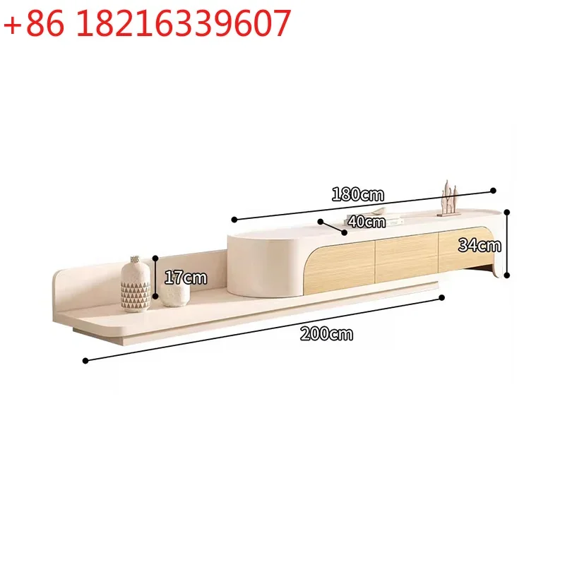 YAO Italian Kawaii Tv Stand Floor Adjustable Beauty Trendy Tv Stand Modular Minimalist Meuble De Télévision Furniture Living Roo