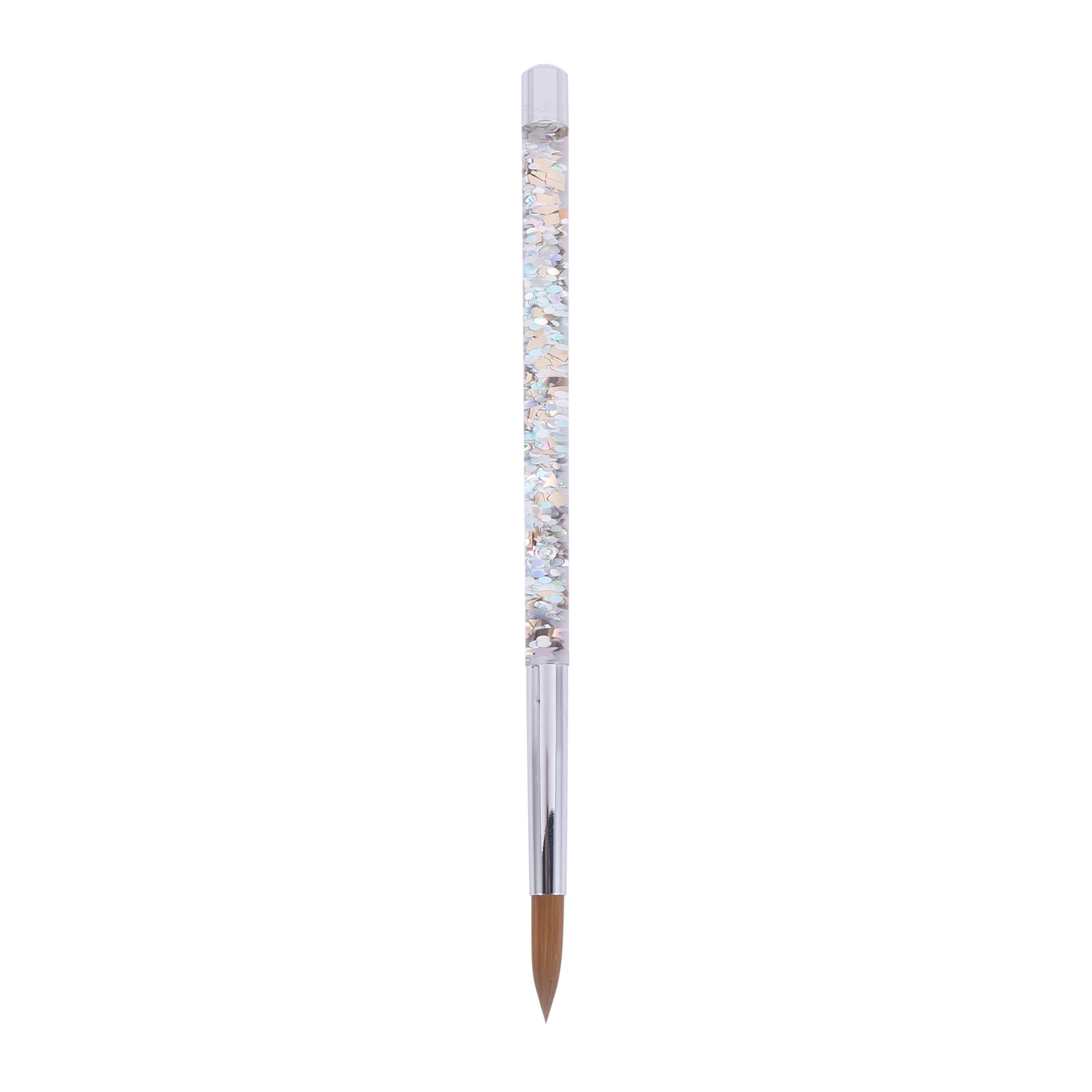 

A66Z 2Pc Rose Gold Kolinsky Sable Acrylic Nail Brush With Liquid Flow Glitter Nail Art Brush For Nail Art Tool 14