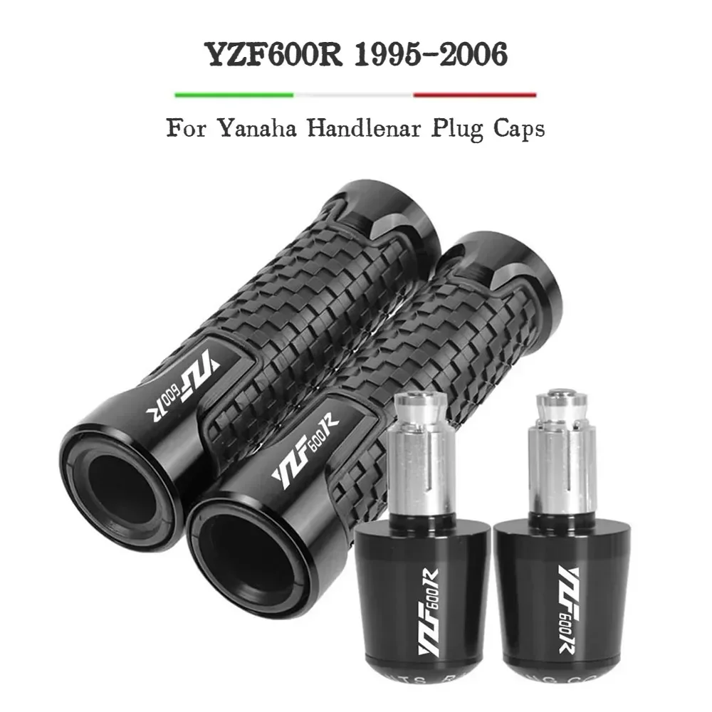 

For Yanaha YZF YZF600R 1995 1996 1997 1998-2006 Motorcycle Accessories 7/8" 22MM Handlebar Hand Grips Handle Bar End Cap plug
