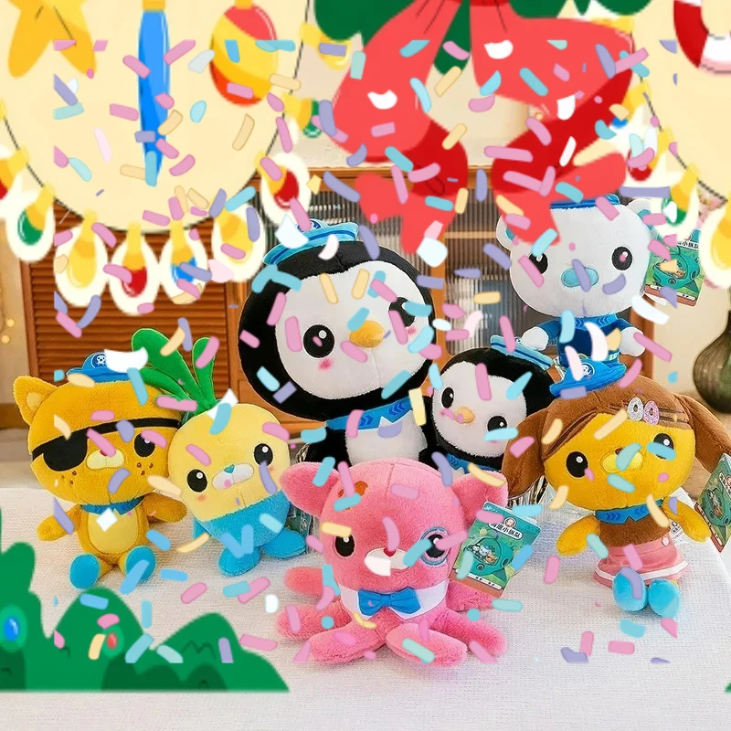 

Официально лицензированные плюшевые игрушки Octonauts: Барнакл, Песо, Капитан Квази. Игрушки-эмуляции для детей, подарок на Рождество и День рождения.