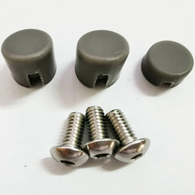 10Set Scooter Rear Back Fender Mudguard Screw Rubber Cap Screw Plug Cover For XIAOMI M365 Electric Scooter Parts(Gray)