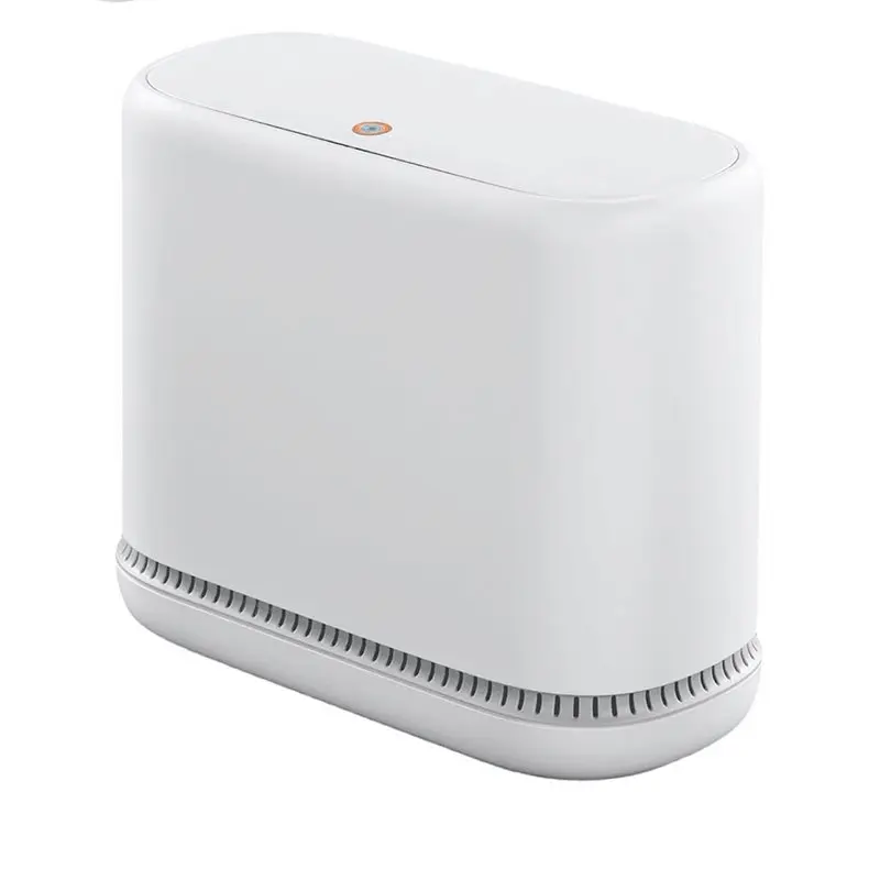 A59Z-Slim 3.3 Gallon Bathroom Trash Can With Lid, Odor-Control& Pet-Proof Garbage Bin, Automatic Bag Adsorption Functionality