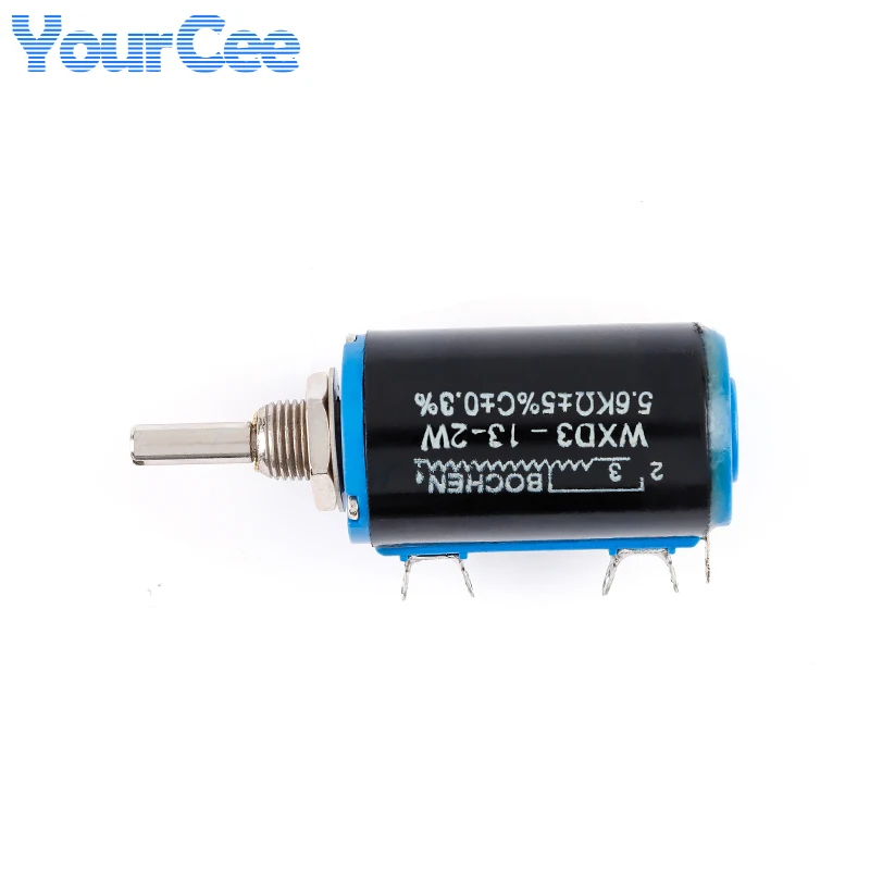 WXD3 Precision Multi Turn Wire Wound Potentiometer Sliding Rheostat 100R 200R 220R 470R 1K 2.2K 3.3K 4.7K 6.8K 10K 22K 33K 47K