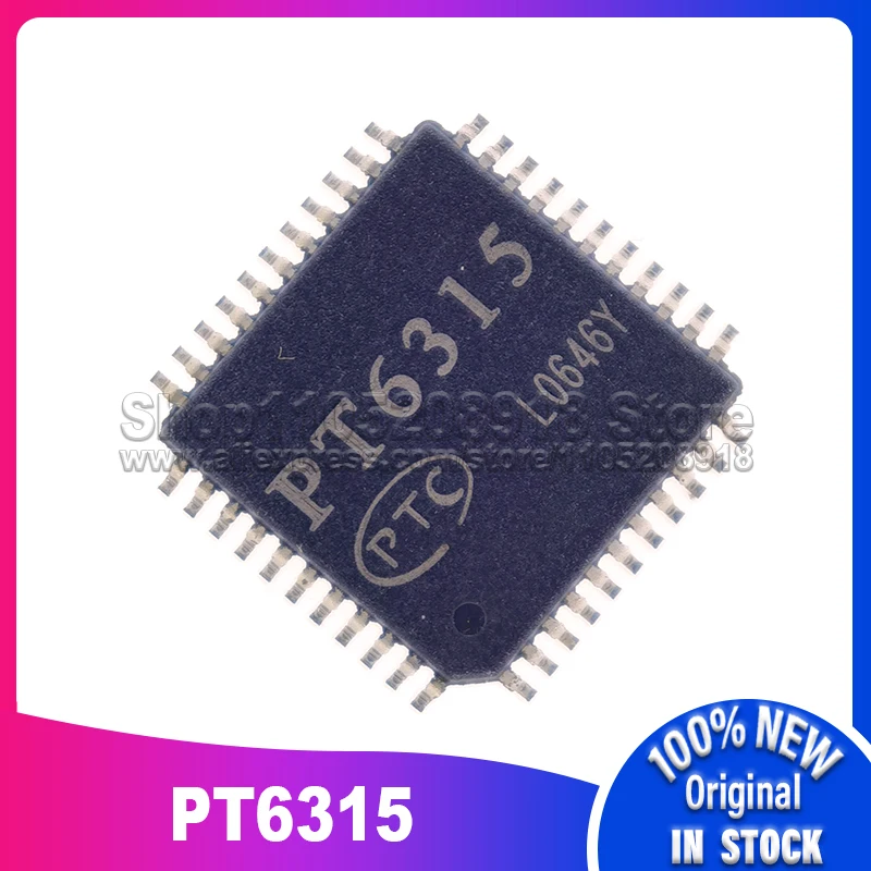2PCS/LOT PT6315 QFP44 100% New Spot stock