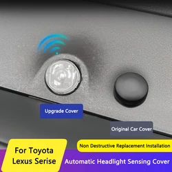 QHCP Car Automatic Headlight Sensor Cover ABS Head Light Sensor Cap Trims For Toyota Sienna 2022 RAV4 Highlander Harrier Lexus