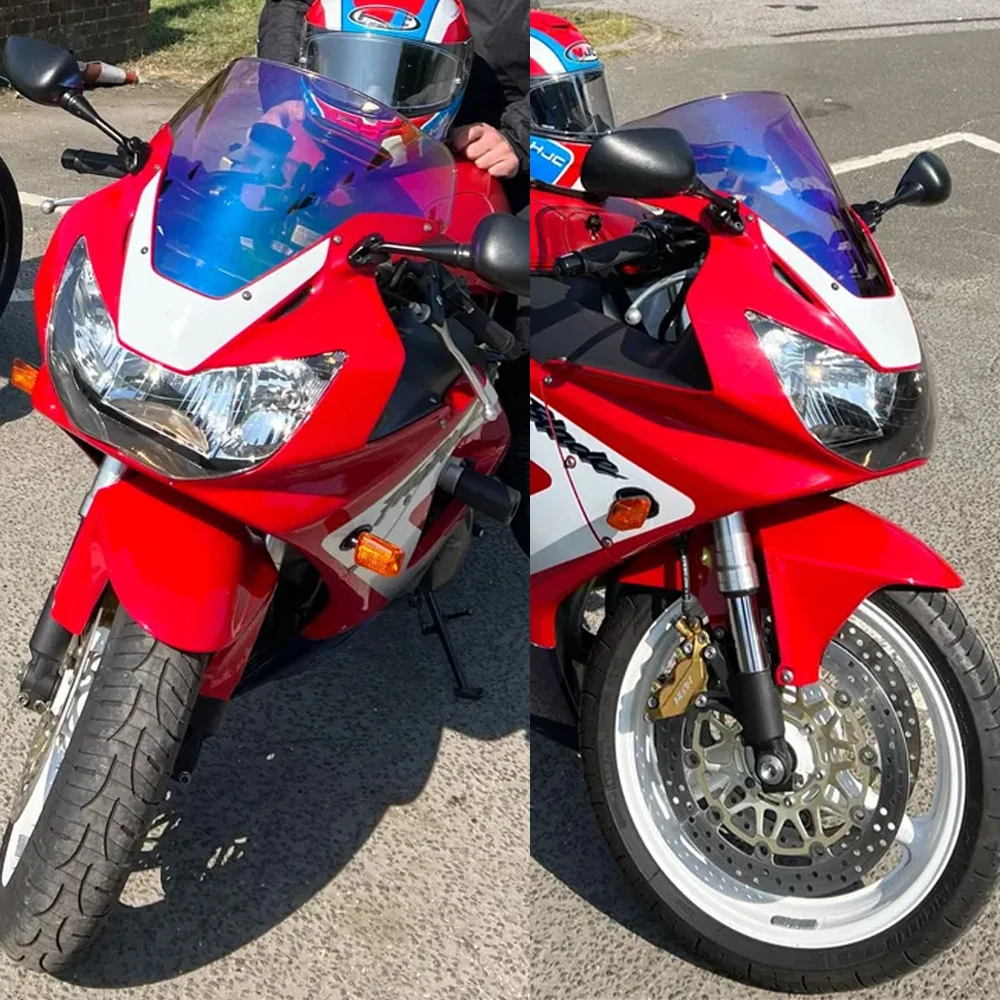 CBR900RR Windscreen For Honda CBR 900 RR 2000 2001 CBR929RR Windshield Moto Accessories CBR929 900RR CBR900 Screen Double Bubble