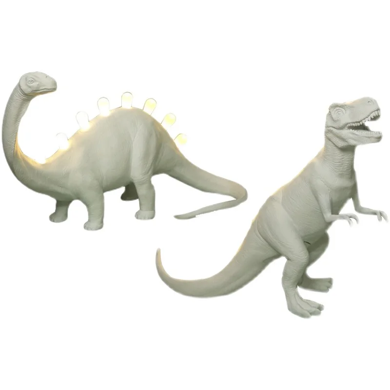Dinosaur desk lamp Bedroom bedside lamp Animal decorative lamp Living room Children's room Night light Model room Ornament Ambie