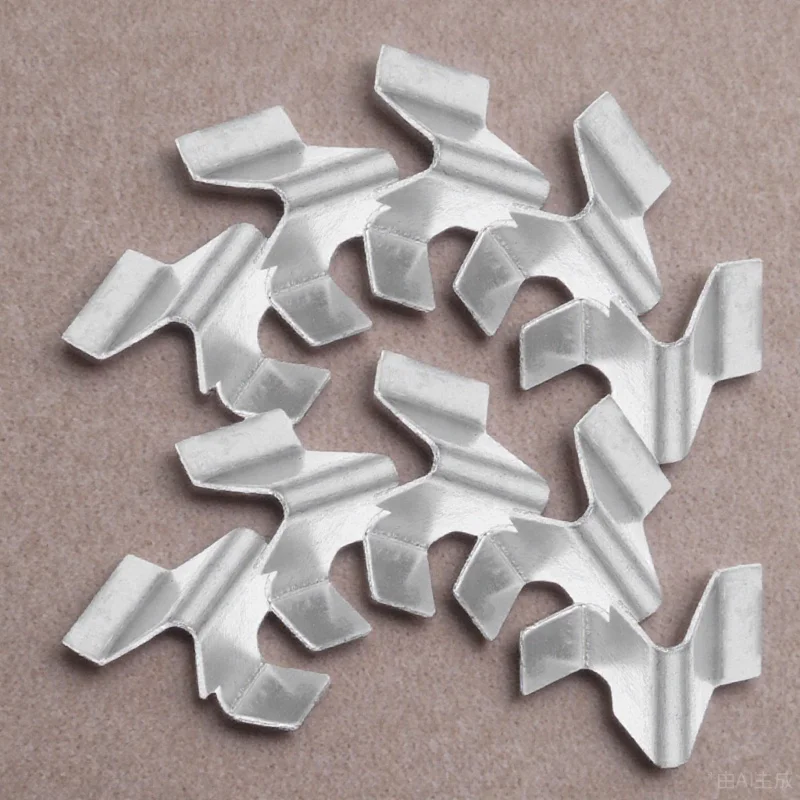 

10Pcs 8mm Iron Partition Boards Clips U Shaped Adjustable Shelf Brackets Secure Support for Various Settings Easy Installation