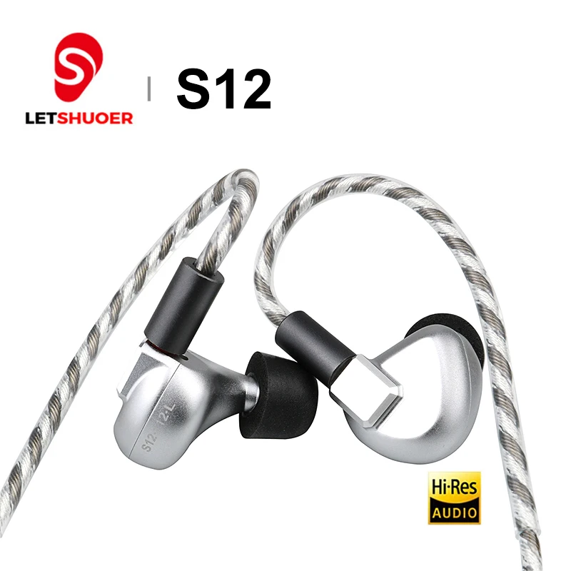 イヤホン letshuoer s12 : earphone LETSHUOER S12 イヤホン 平面型IEM ベストバリューHi-Fiイヤホン