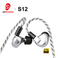Letshuoer S12 14.8mm Planar Magnetic Driver In-Ear Earphone Hi-Res Audio IEM with 0.78mm 3.5/4.4mm Detachable Cable hidizs