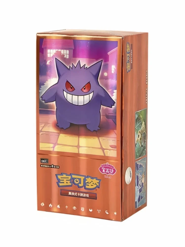 Op voorraad Pkm: Scarlet & Violet Gem Pack Vol.3 Gengar Meowth Vereenvoudigd Chinees Booster Pack Surprise Festvial Toy Collection Card - afbeelding 2
