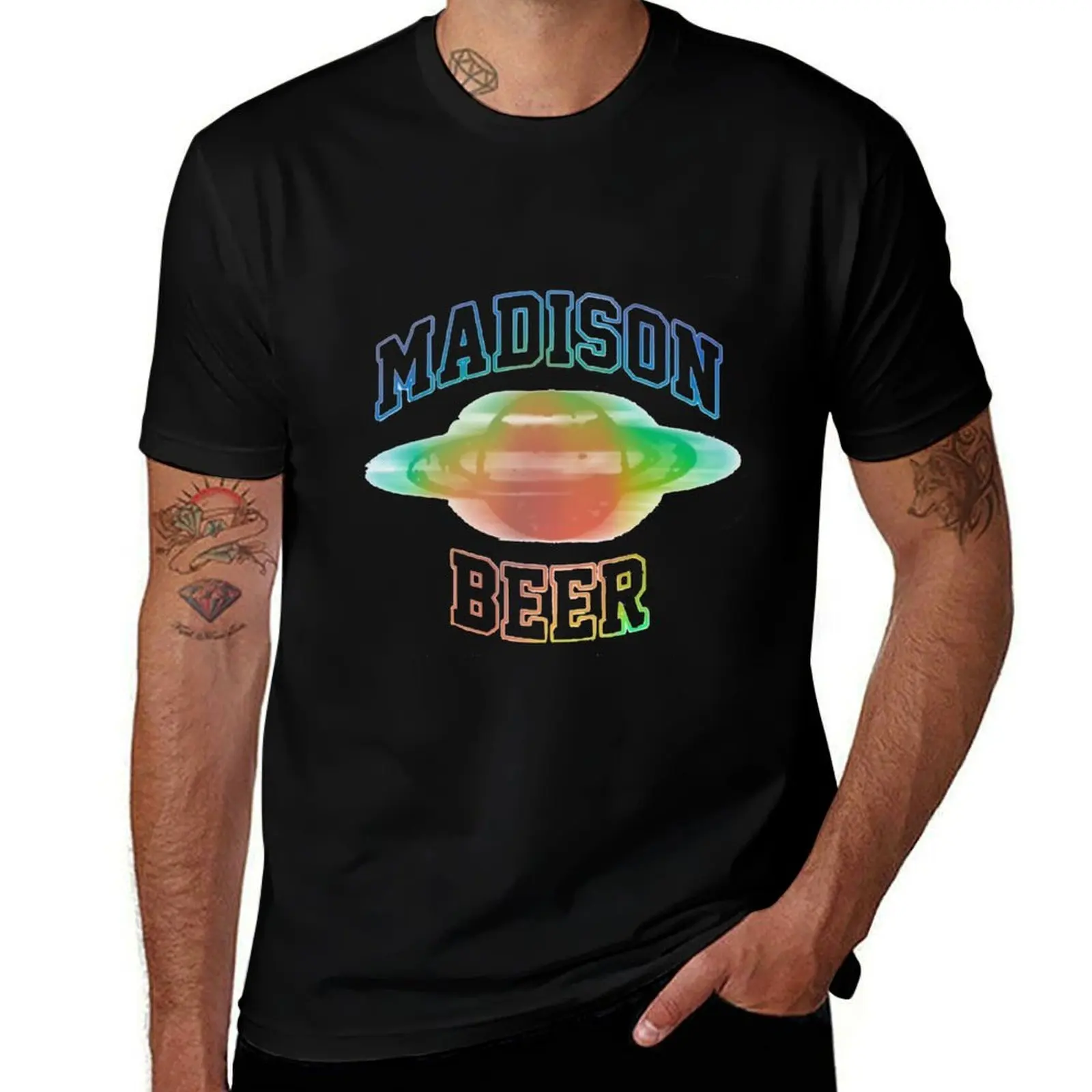 Madison beer light T-Shirt Creative Graphic Tee Shirt T-Shirt
