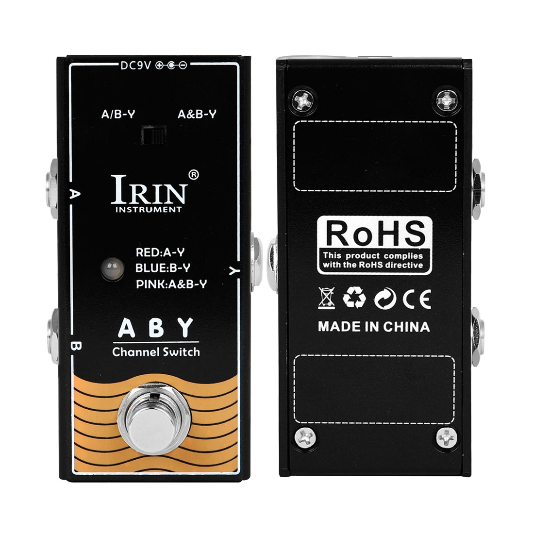 IRIN RF-17 ABY Electric Guitar Effects Pedals Line Channel Switching Effect True Bypass Pedal Instruments Amplifier Accessories