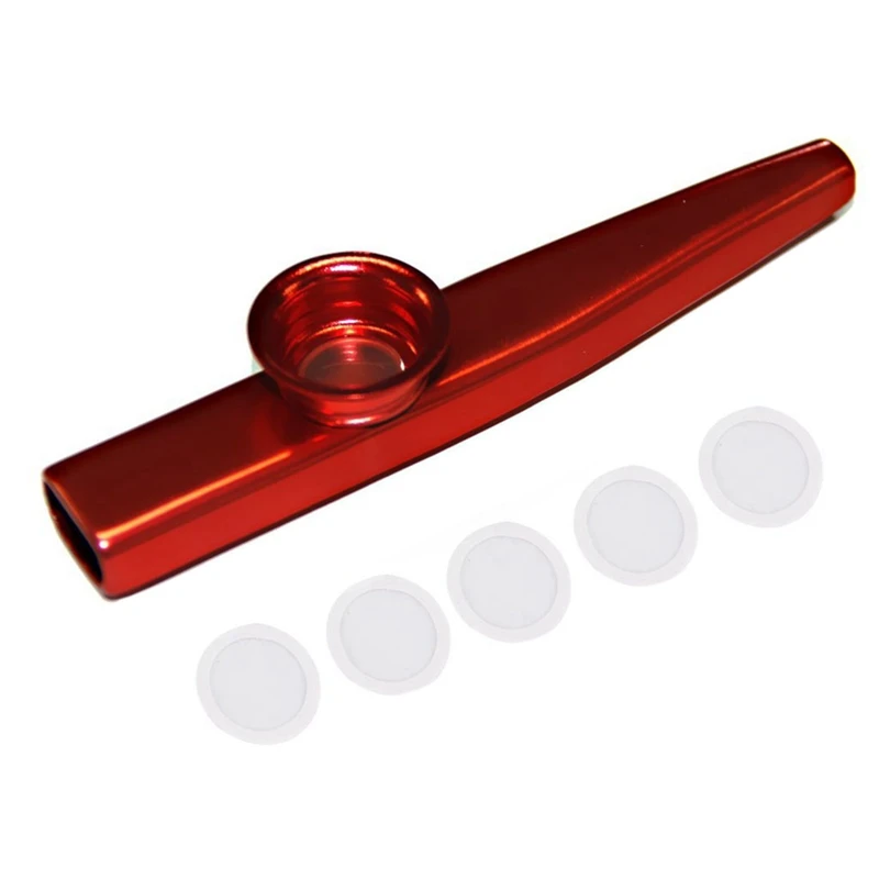 2X Mirliton Made Of Aluminum Alloy With Red Membrane