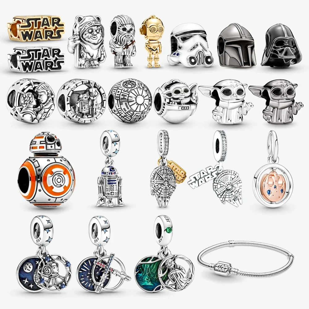 Fit Original Pandora Charms Bracelets Star Wars Charm Series Dangle Pendant Jewelry