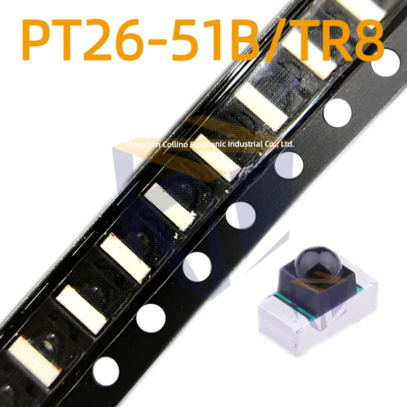 10 Uds PT26-51B/TR8 SMD 2,6x3mm PT2651B 1,6mm fototranssiador redondo subminiatura de aspecto lateral Original
