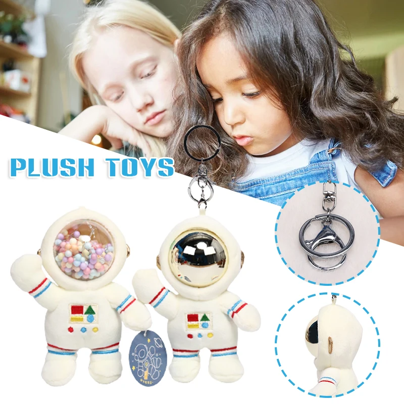 Niedlicher Astronauten-Anhänger, tragbares Cartoon-Plüschtier, leichte Rucksack-Dekoration, tolle Geschenke für Jungen und Mädchen
