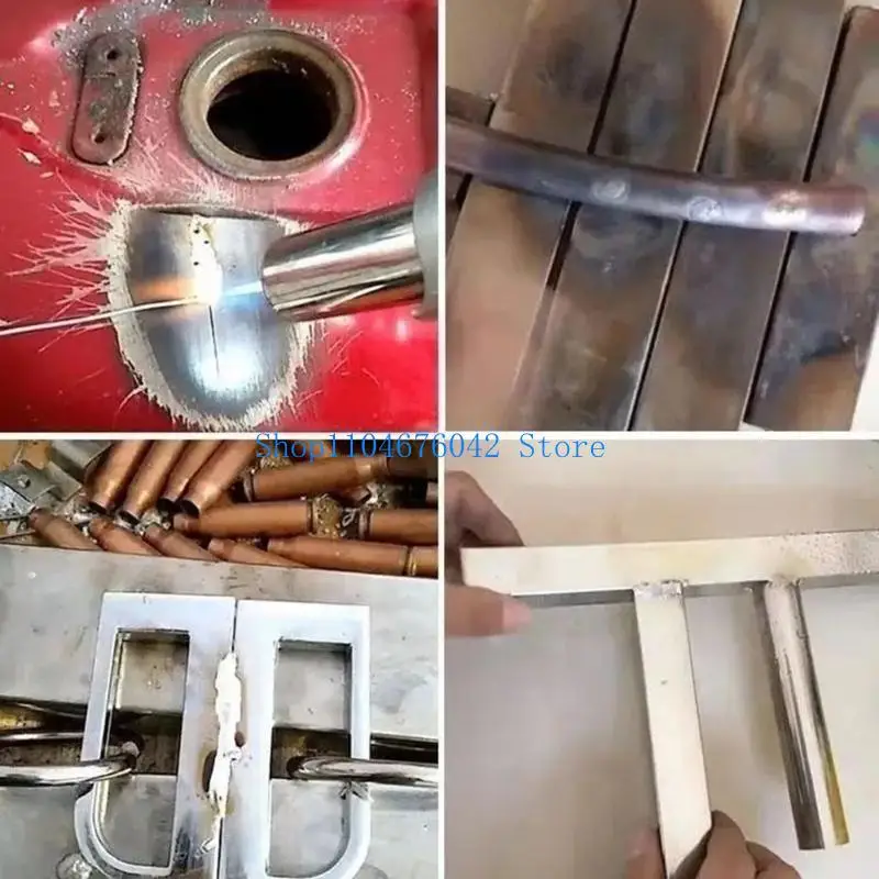 5asd 18Pcs Low Temperature Universal Welding Rod Easy Welding Electrode Aluminum Rod Metal Universal Easy Melting Welding Rod